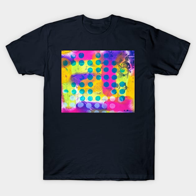 Dream Cloud Series - Blue  Dots are Hot! T-Shirt by susanchristophe